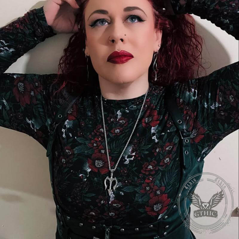 Trident Stainless Steel Marine Pendant