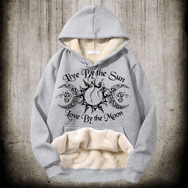 Triple Goddess Witch Polyester Fleece Hoodie | Gthic.com