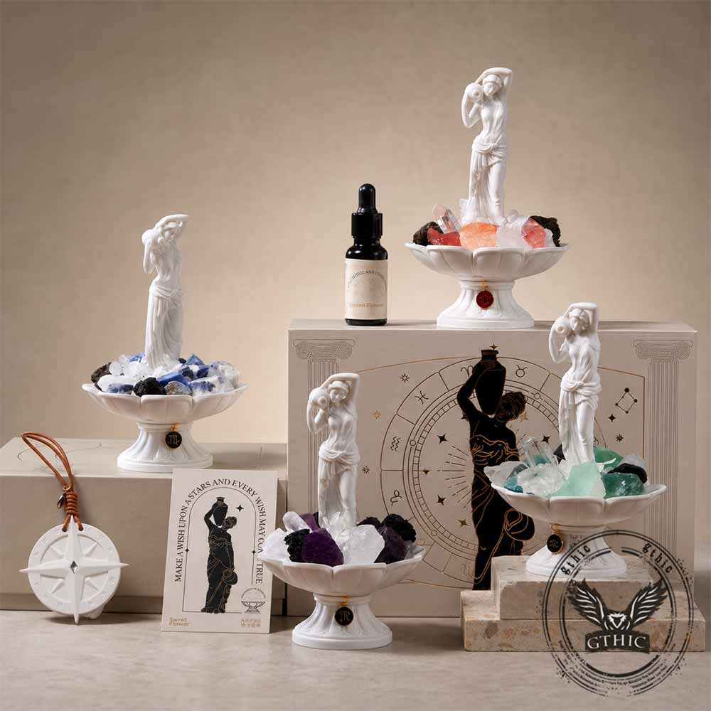 Twelve Constellation Aroma Crystal Stone Figurine | Gthic.com