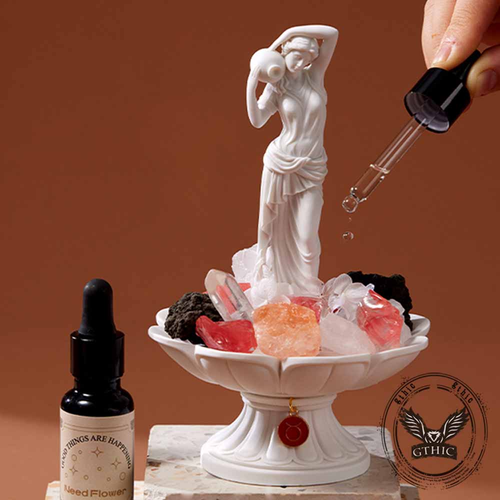 Twelve Constellation Aroma Crystal Stone Figurine | Gthic.com
