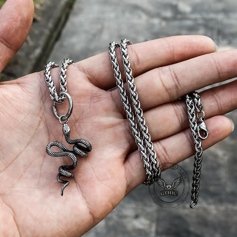 Snake Necklace Stainless Steel Necklace Walmart Chains For Men