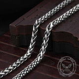 Twist Sterling Silver Chain Necklace