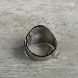 Vegvísir Raven Stainless Steel Viking Ring