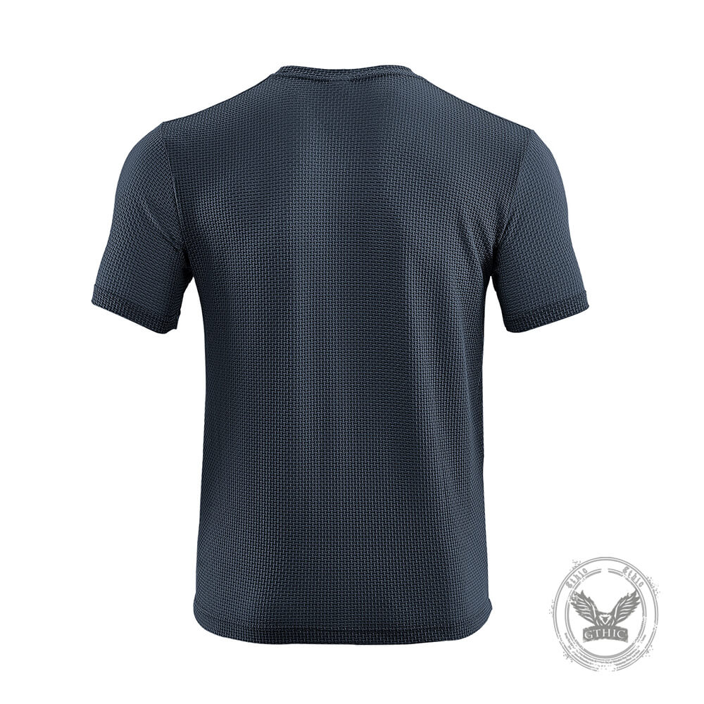 Versatile Breathable Slim-Fit Elastic Sports T-Shirt