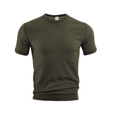 Versatile Breathable Slim-Fit Elastic Sports T-Shirt