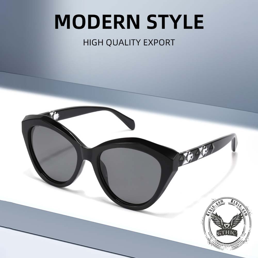 Versatile Cat-Eye Polarized UV-Proof PC Sunglasses