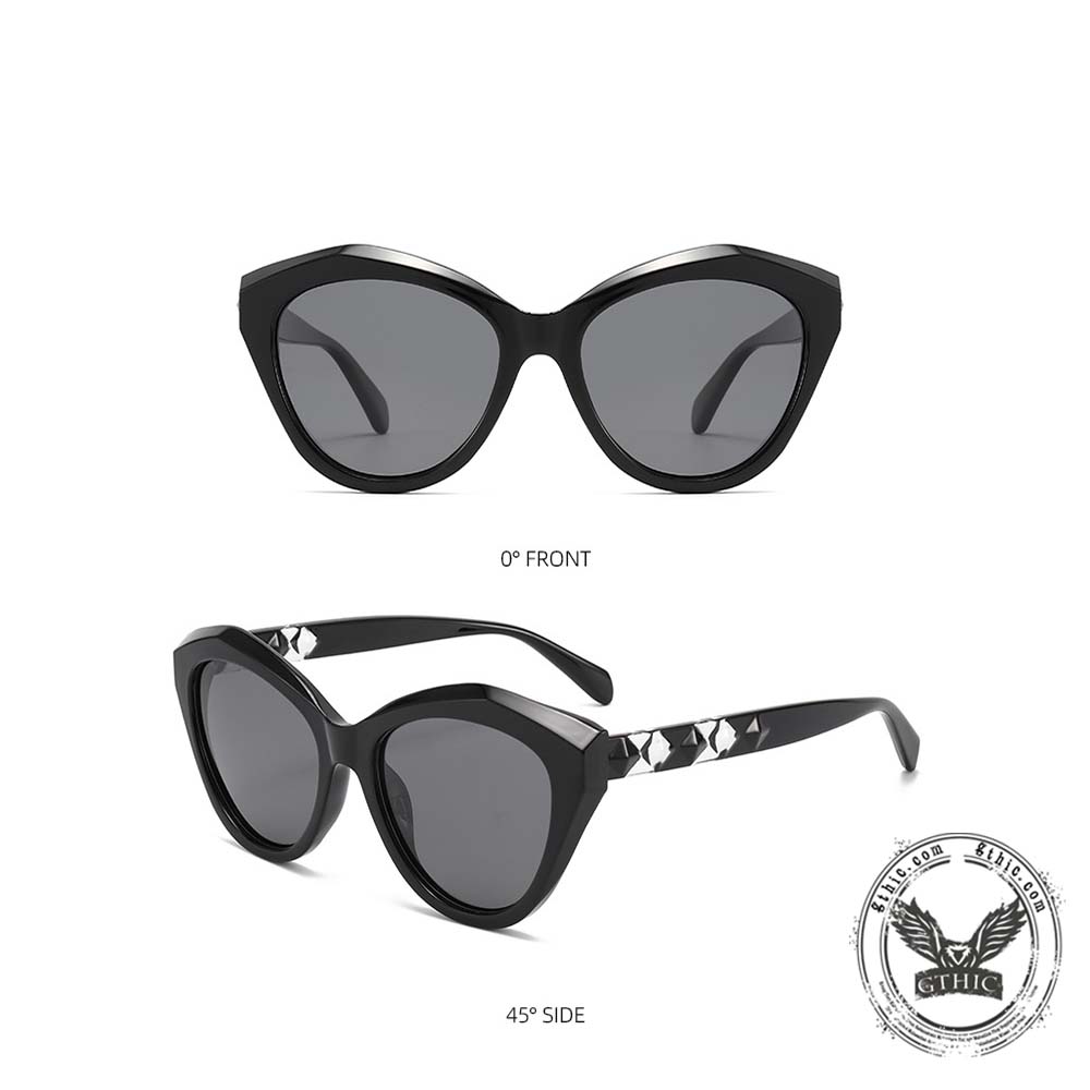 Versatile Cat-Eye Polarized UV-Proof PC Sunglasses