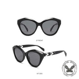 Versatile Cat-Eye Polarized UV-Proof PC Sunglasses