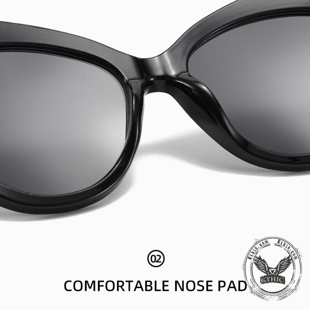 Versatile Cat-Eye Polarized UV-Proof PC Sunglasses