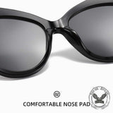 Versatile Cat-Eye Polarized UV-Proof PC Sunglasses
