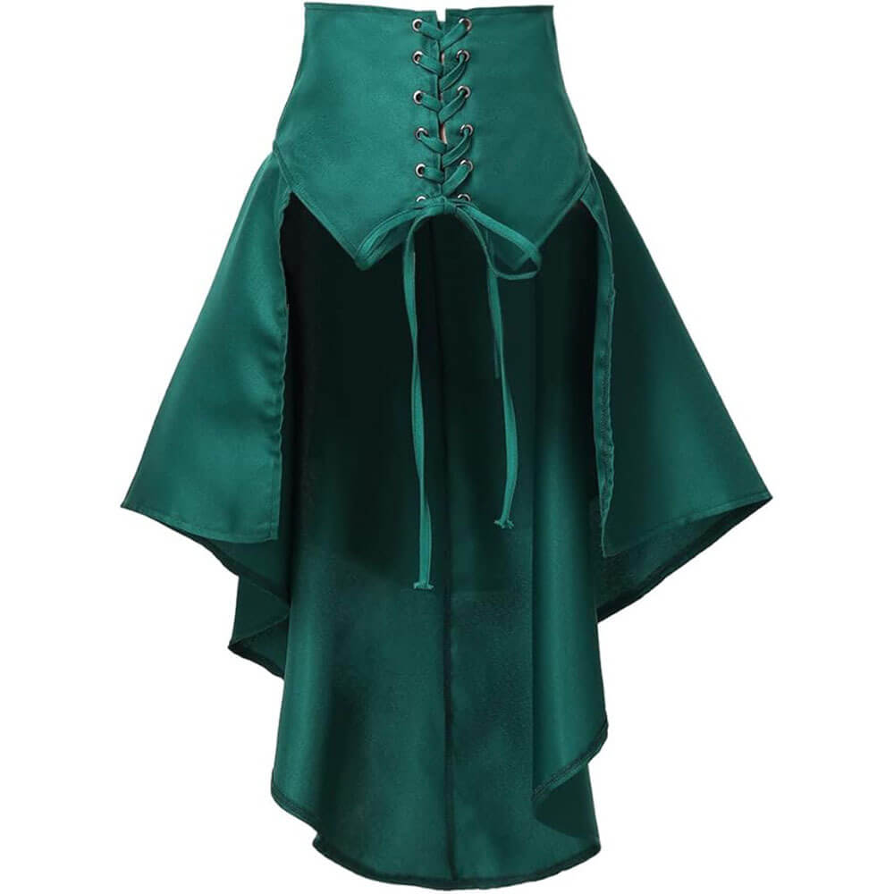 Versatile Fitted Waist Slimming Ruffled Skirt
