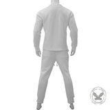 Versatile V-Neck Jacquard Casual Knit Top Pants Set