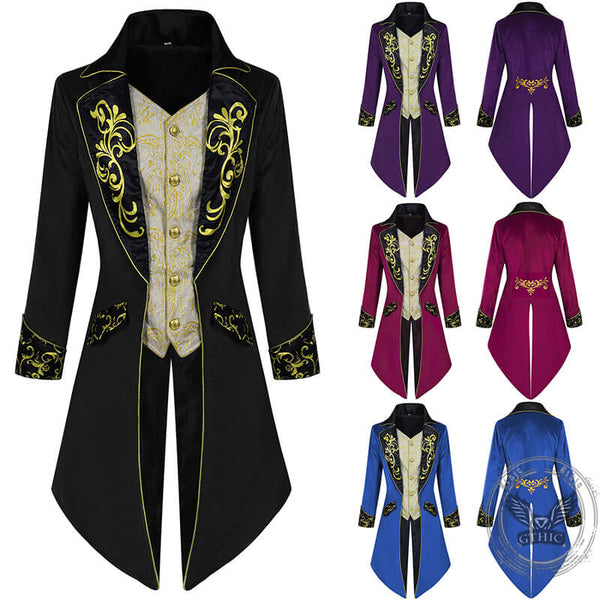 Victorian Button Lapel Tuxedo Halloween Costume | Gthic.com