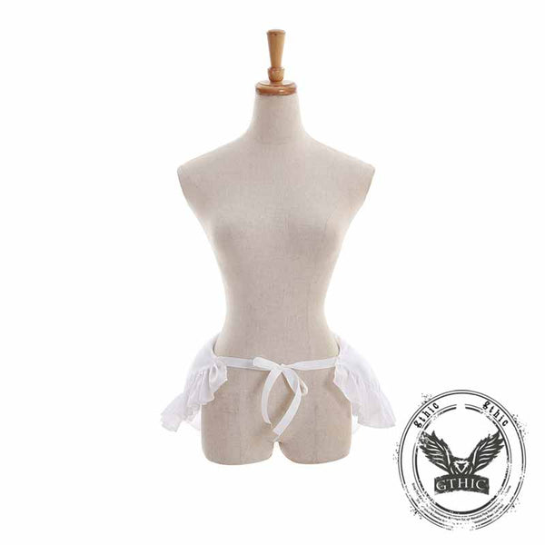 Victorian Style Ruffled Lace Up Petticoat | Gthic.com
