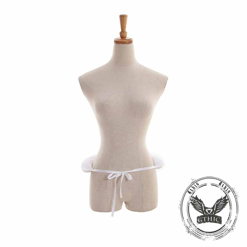 Victorian Style Ruffled Lace Up Petticoat