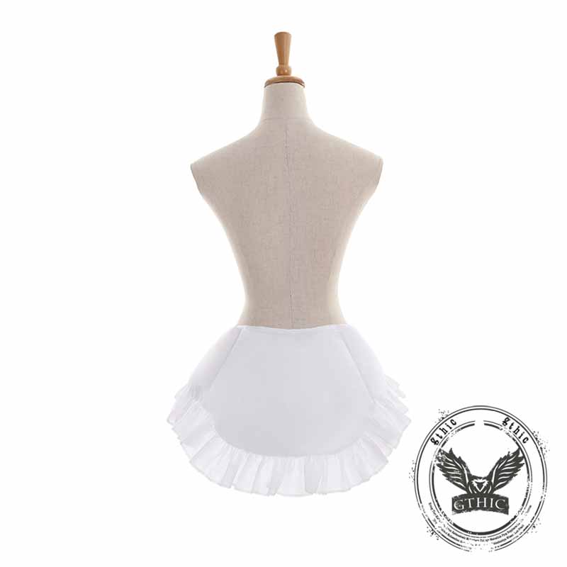 Victorian Style Ruffled Lace Up Petticoat