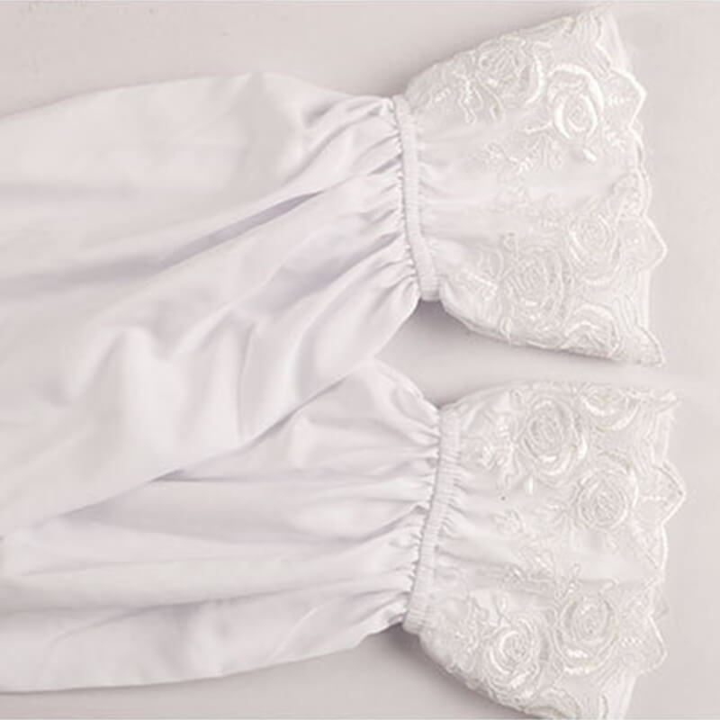 Vampire White Ruffle Victorian Vampire Ruffled Shirt Halloween Costume – GTHIC