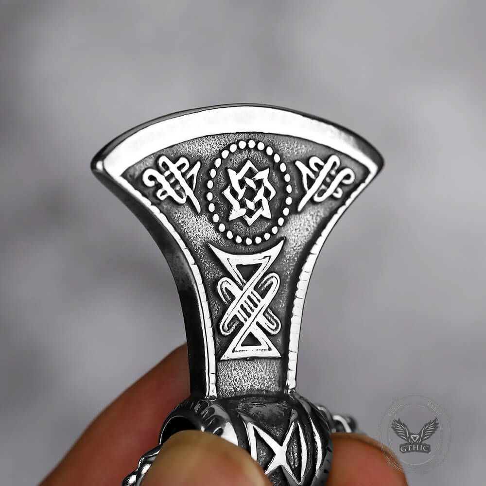 Viking Axe Stainless Steel Nordic Pendant
