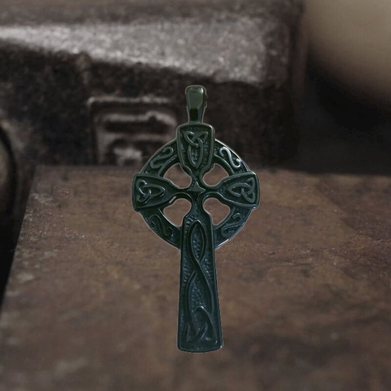 Viking Celtic Cross Stainless Steel Pendant | Gthic.com