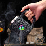 Viking Celtic Knot Dragon Devil Eye Stainless Steel Mug | Gthic.com