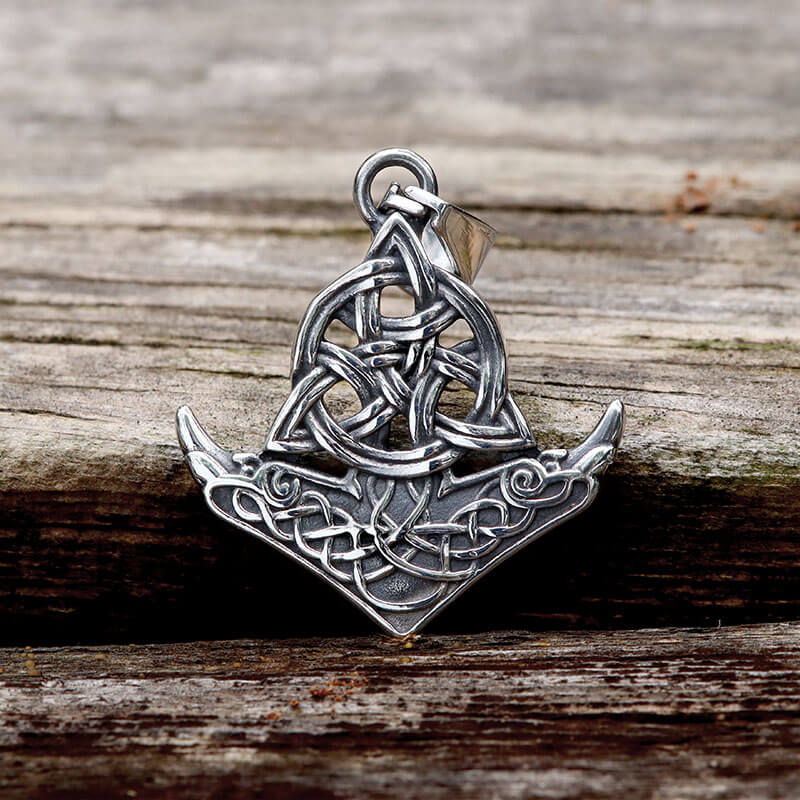 Viking Celtic Knot Stainless Steel Pendant