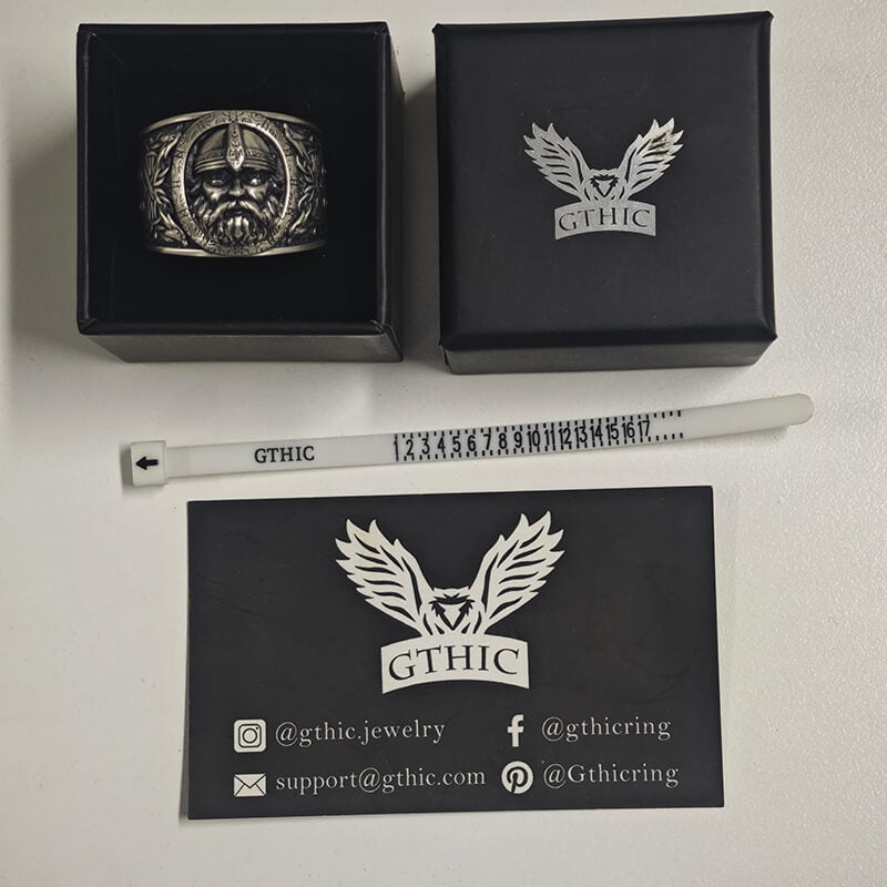 Viking Celtic Knot Warrior Sterling Silver Ring