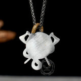 Viking Dragon Double Axe Vegvisir Stainless Steel Pendant