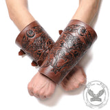 Viking Fenrir Wolf Warrior Bracers | Gthic.com