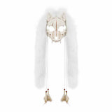 Viking Fox Long Ear Plush Cosplay Animal Mask | Gthic.com