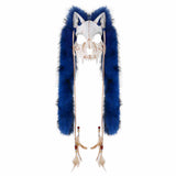 Viking Fox Long Ear Plush Cosplay Animal Mask