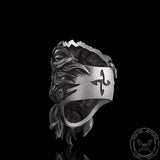 Viking God Sterling Silver Ring