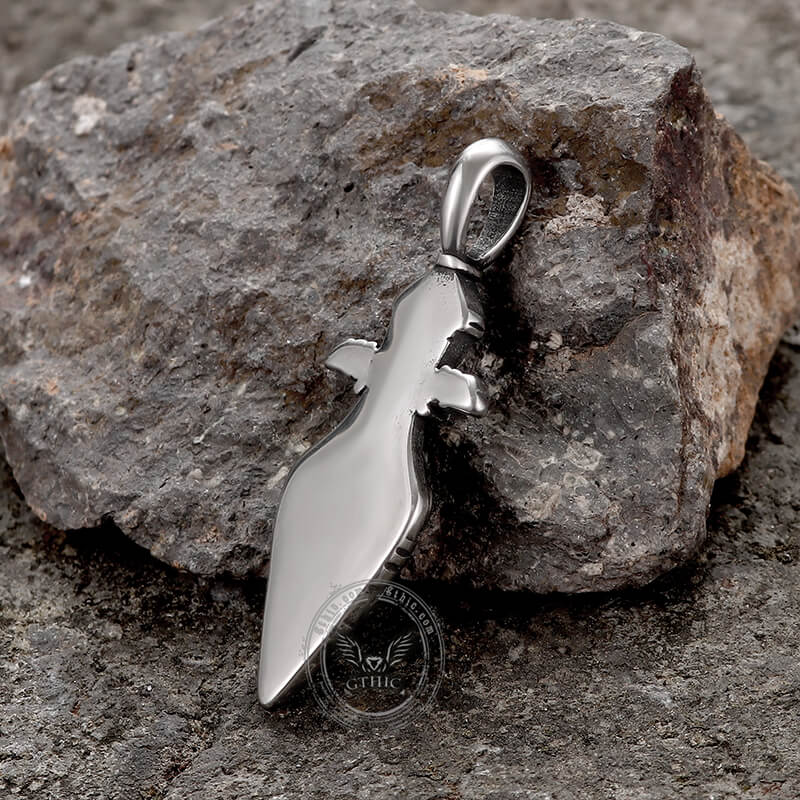 Viking Gungnir Stainless Steel Pendant