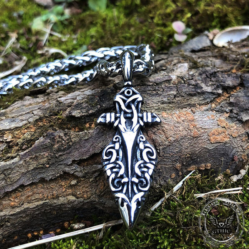 Viking Gungnir Stainless Steel Pendant | Gthic.com