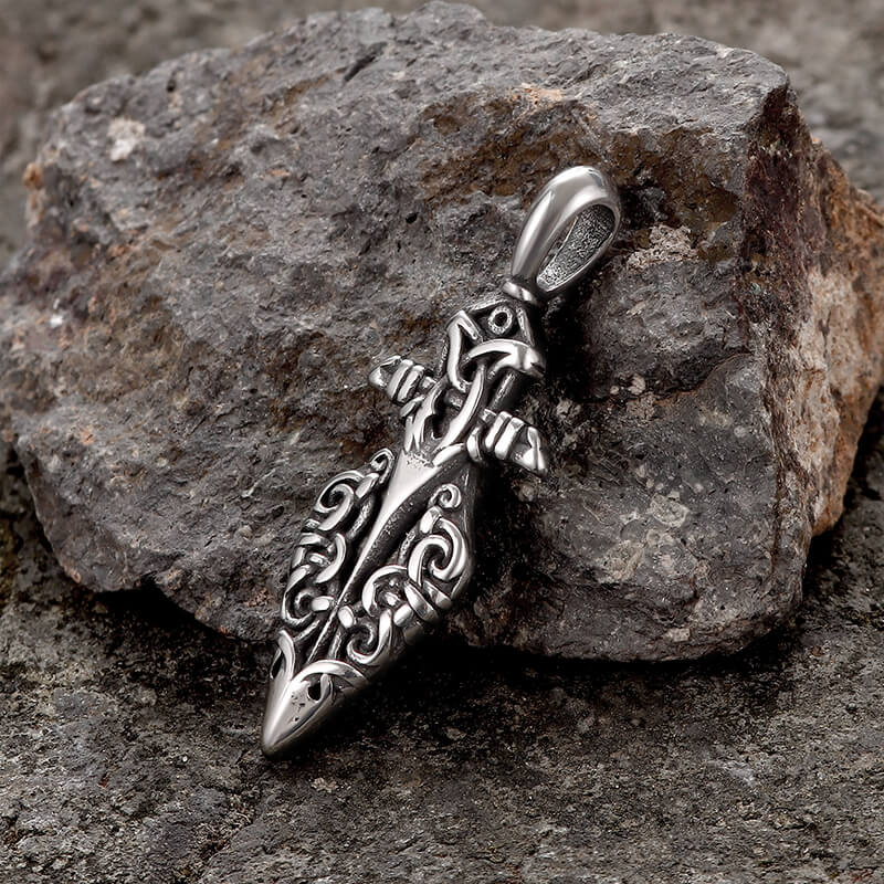 Viking Gungnir Stainless Steel Pendant