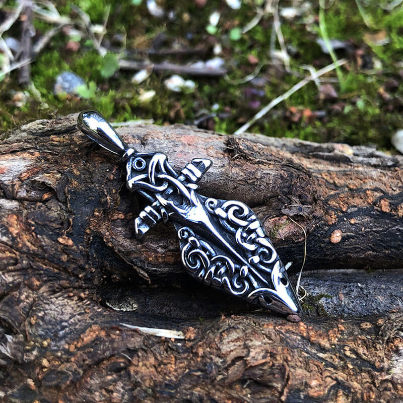 Viking Gungnir Stainless Steel Pendant | Gthic.com