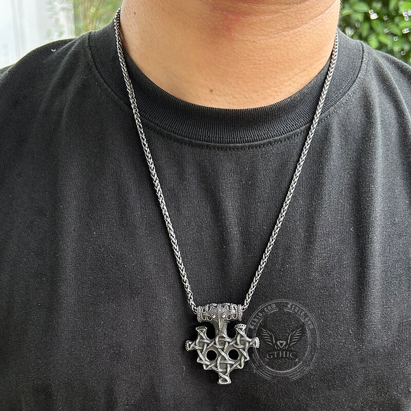 Viking Hiddensee Cross Stainless Steel Pendant