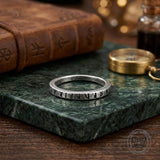 Viking Rune Möbius Ring Stainless Steel Simple Ring