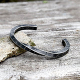 Viking Runes Twist Cuff Stainless Steel Bracelet | Gthic.com