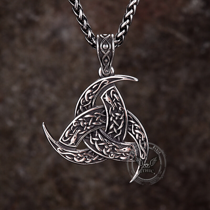 Viking Totem Celtic Knot Stainless Steel Nordic Pendant