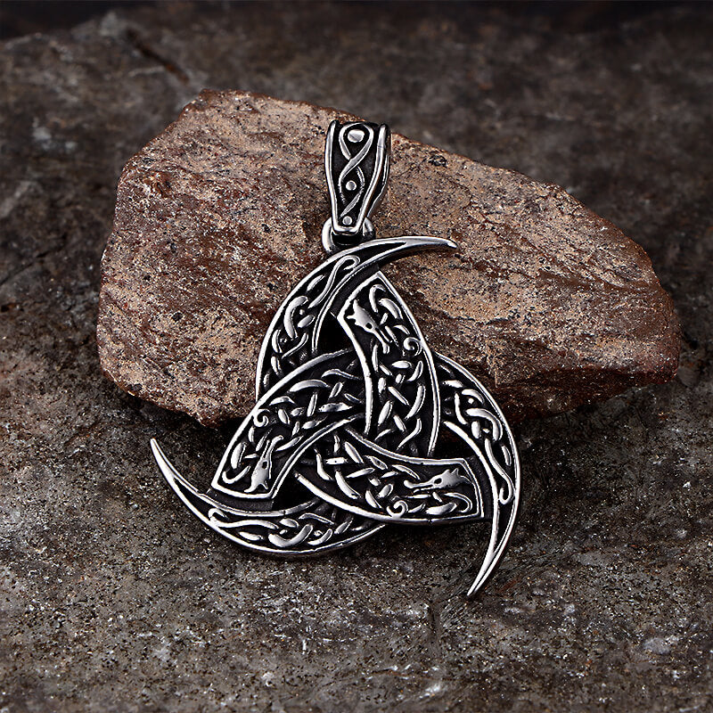 Viking Totem Celtic Knot Stainless Steel Nordic Pendant