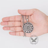 Viking Vegvisir Stainless Steel Necklace | Gthic.com