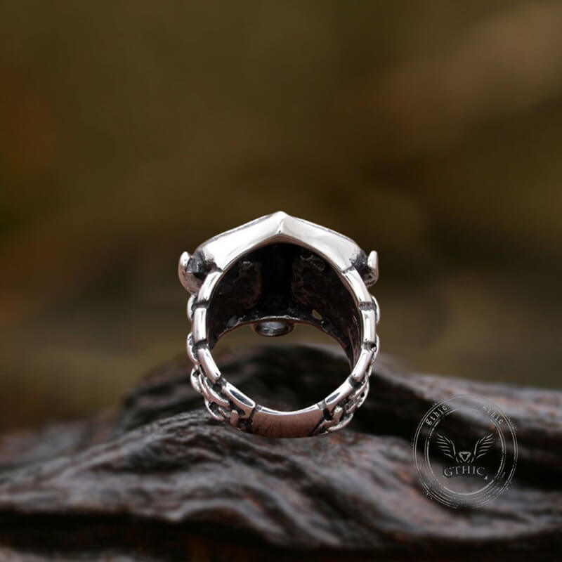 Vintage Anchor Chain Stainless Steel Marine Ring