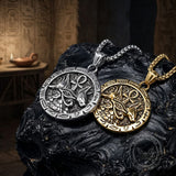Vintage Anubis Ankh Cross Stainless Steel Pendant | Gthic.com