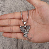 Vintage Archangel Saint Michael Stainless Steel Pendant