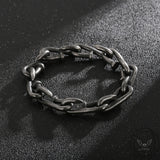 Vintage Bent Nail Stainless Steel Bracelet | Gthic.com