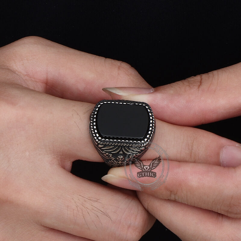 Epoxid-Yggdrasil-Edelstahl-Wikinger-Ring