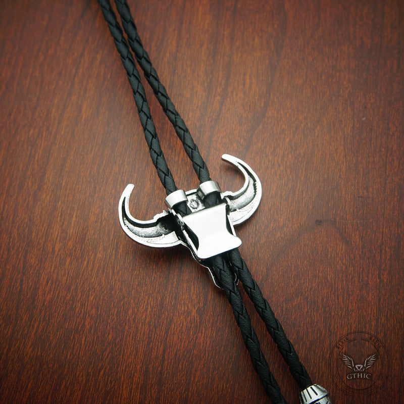 Vintage Bull Head Western Cowboy Zinc Alloy Bolo Tie – GTHIC