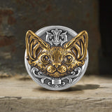 Vintage Cat Head Stainless Steel Ear Gauges | Gthic.com