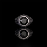 Vintage Celtic Knot Gemstone Sterling Silver Ring | Gthic.com