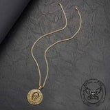 Vintage Celtic Knot Pirate Head Stainless Steel Pendant